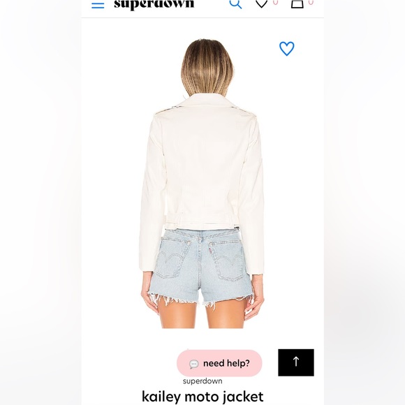 Superdown - Kailey Moto Jacket (white) XS - Picture 3 of 4